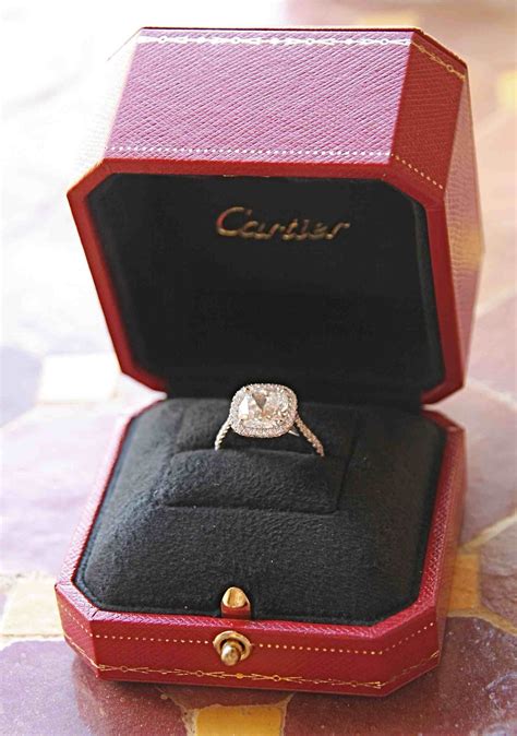 engagement ring cartier|cartier engagement rings cushion cut.